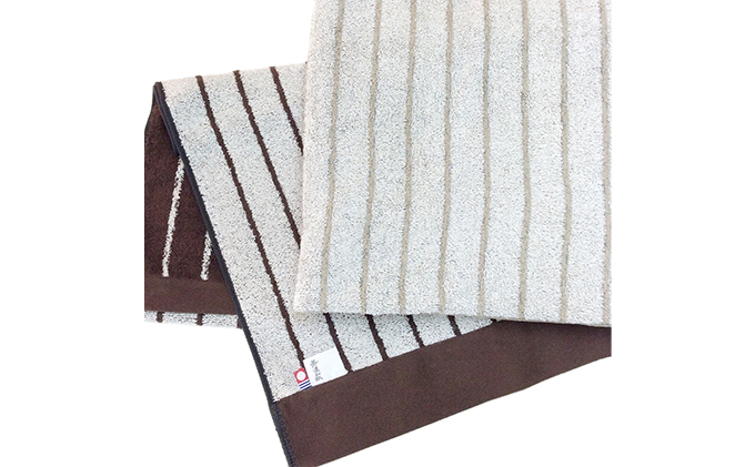 美濃和紙バスタオル　ソリッドグレー