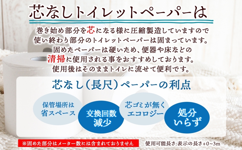 備蓄用 芯なし 真空パック トイレットペーパー 170ｍ 8ロール 日用品 消耗品 紙製品 ストック 生活必需品 長さ3倍以上 長期保存 長持ち 業務用 チリ紙 無香料 衛生用品 無香料 まとめ買い 備蓄 非常用 エコ 送料無料 川一製紙 岐阜県 美濃市