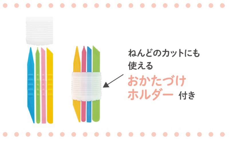 文字レリーフつきねんど板＆ねんどベラセット