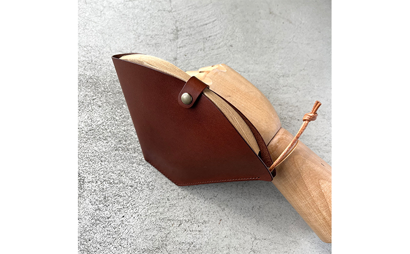 本革 コーヒーフィルターホルダー 栃木レザー　グリーン