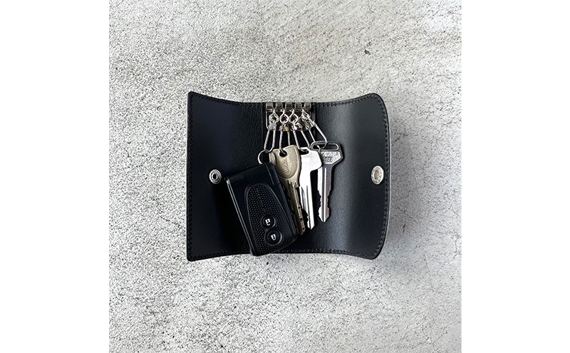 本革 キーケース ダイヤモンドパイソンレザー