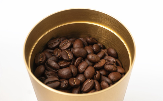 茶筒　キャニスター　canister-S half　白　密閉容器　アルマイト加工商品