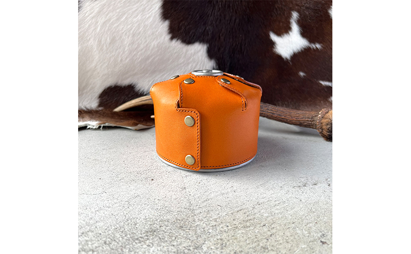 本革 OD缶カバー【OD缶230g】 栃木レザー　ブラウン