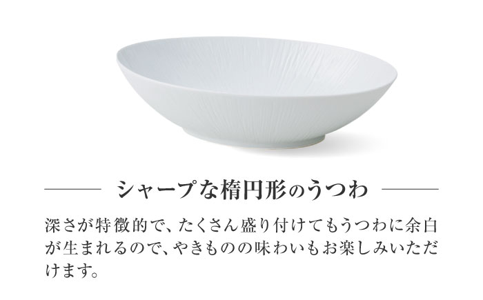 【美濃焼】 miyama.のカレーとパスタのうつわ クリース 白磁 2個 瑞浪市 / ミヤマプランニング 食器 皿 プレート [AZCM052]