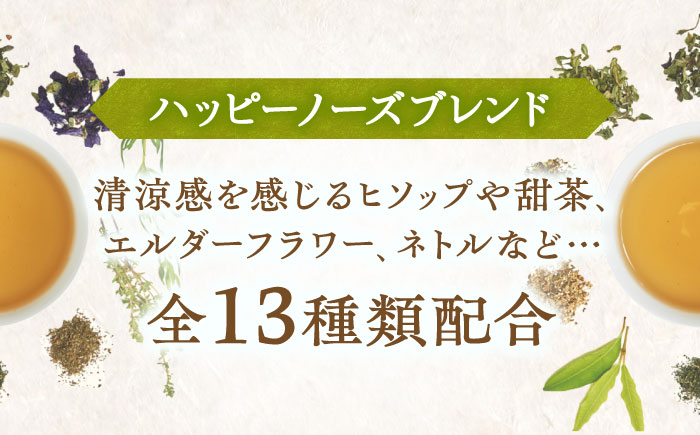 【3回定期便】　私の30日茶 ハッピーノーズブレンド 90個入(90日分) 瑞浪市 / 生活の木 瑞浪ファクトリー直送 ブレンドティー お茶 [AZBE070]