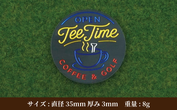 ボールマーカー TEE TIME【PAGANICA TOOLS】 瑞浪市 / ジオニック ゴルフ ギフト 高級 [AZBQ157]