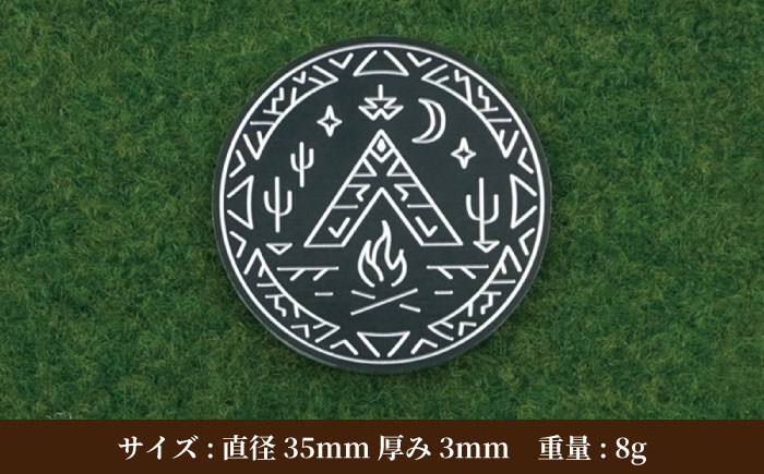 ボールマーカー CAMP 【PAGANICA TOOLS】 瑞浪市 / ジオニック ゴルフ ギフト 高級 [AZBQ159]