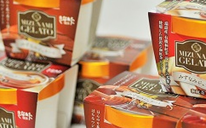 みずなみジェラート 2種 計8個 和紅茶 × はちみつ 瑞浪市 / きなぁた瑞浪 アイスクリーム ギフト [AZCI002]