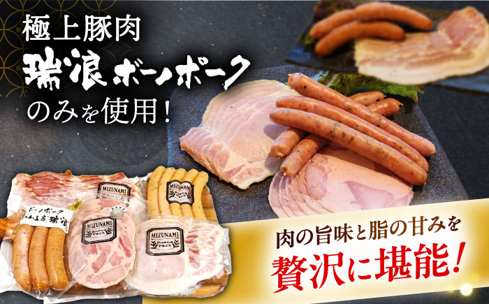 【12/14までの決済で年内発送】ハム・ソーセージ 瑞浪ボーノポーク お試し 5種セット 600g (冷凍) 瑞浪市 / きなぁた瑞浪 詰め合わせ ギフト [AZCI007]