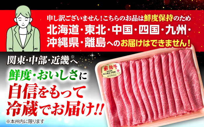 ※冷蔵配送/地域限定※ 飛騨牛 肩ロース すきやき 650g 瑞浪市 / きなぁた瑞浪 和牛 国産 岐阜県産 [AZCI033]