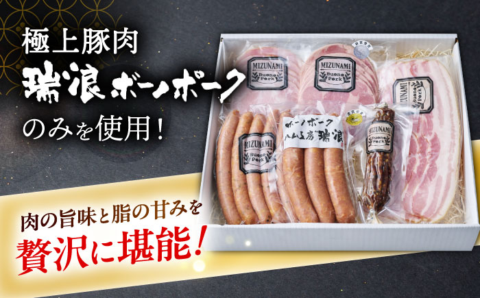 ハム・ベーコン・ソーセージ 瑞浪ボーノポーク 6種セット（冷凍）瑞浪市 / きなぁた瑞浪 詰め合わせ おすすめ 人気 ギフト [AZCI036]