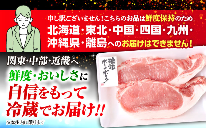 【3回定期便】 ※冷蔵配送/地域限定※ 岐阜県産 豚 瑞浪ボーノポーク お試し 4種盛り 1150g (ロースしゃぶしゃぶ・ローステキカツ・バラスライス・小間切) 瑞浪市 / きなぁた瑞浪 [AZCI050]