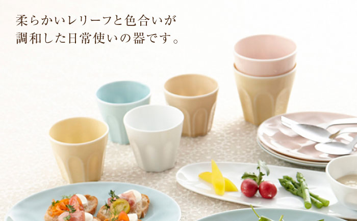 【美濃焼】 miyama. haku(ハク) 110ml カップ 5色セット 瑞浪市 / ミヤマプランニング 食器 フリーカップ パステル [AZCM027]