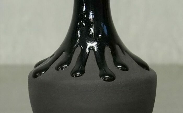 Hanano Shizuku Kikyou 黒 瑞浪市 / nozan 花瓶 フラワーベース [AZCQ010]