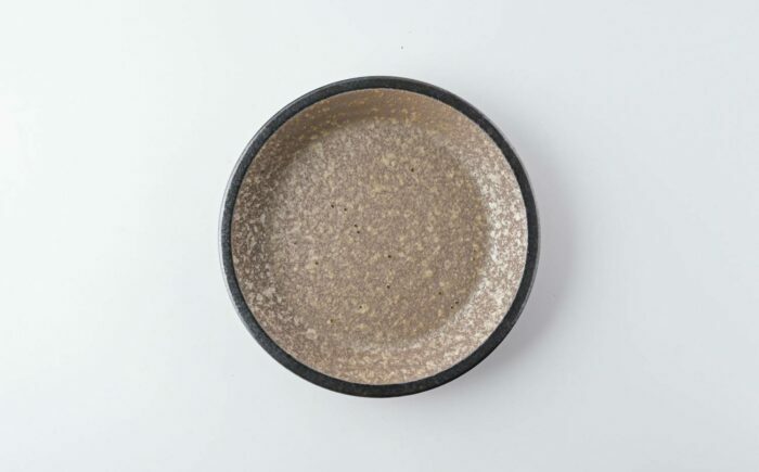 【美濃焼】 チグ 15cm 小皿 茶 箱入り 4枚セット 78193495 瑞浪市 / やまに 取り皿 食器 プレート [AZCR021]