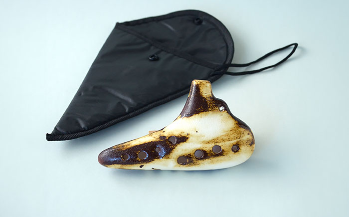 【美濃焼】 オカリナ ～MOMOYAMA period～ 大人のオカリナ12音階 瑞浪市 / スエラボ [AZCV009]