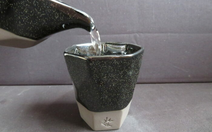 【美濃焼】 つばめ工房 黒土 フリーカップ 天の川ネイビー 瑞浪市 / 大恵 陶磁器 食器 ギフト [AZBG008]