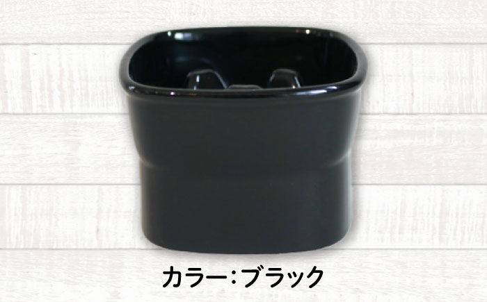 【美濃焼】 陶器製ペット用フードボウル 早食い防止 高台フードボウル 小 ブラック pet109 瑞浪市 / ながしまプランニングオフィス エサ入れ 餌皿 犬 猫 [AZBM010] ブラック