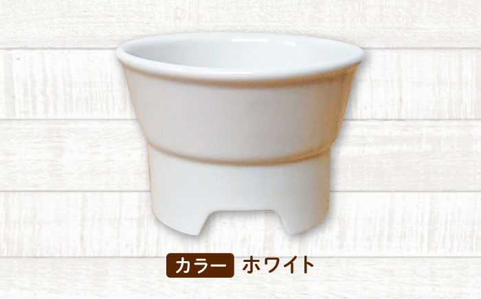【美濃焼】 陶器製ペット用フードボウル 丸高台プレーンフードボウル S ホワイト pet96 瑞浪市 / ながしまプランニングオフィス エサ入れ 餌皿 犬 猫 [AZBM114] ホワイト