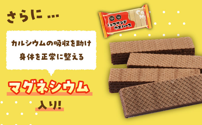 チョコ サンドウエハース 420個 (1袋21枚入り×20袋) 瑞浪市 / 中新製菓 お菓子 おやつ 大容量 [AZBN004]