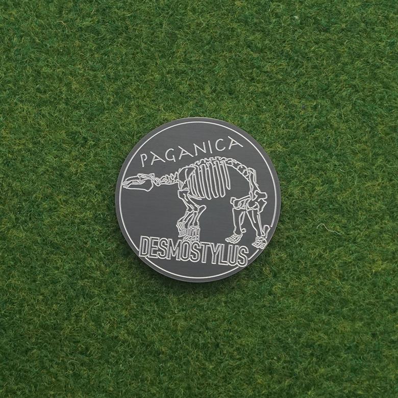 ボールマーカー Desmostylus(PAGANICA TOOLS 瑞浪市 / ジオニック ゴルフ 化石 マーカー [AZBQ026]
