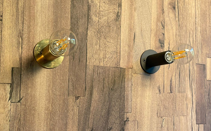 CTSH LIGHT. ブラケットライト＜CIRCLE 無垢 E17＞ 瑞浪市 / ジオニック 照明器具 ソケット 壁付け 真鍮 ゴールド [AZBQ030]