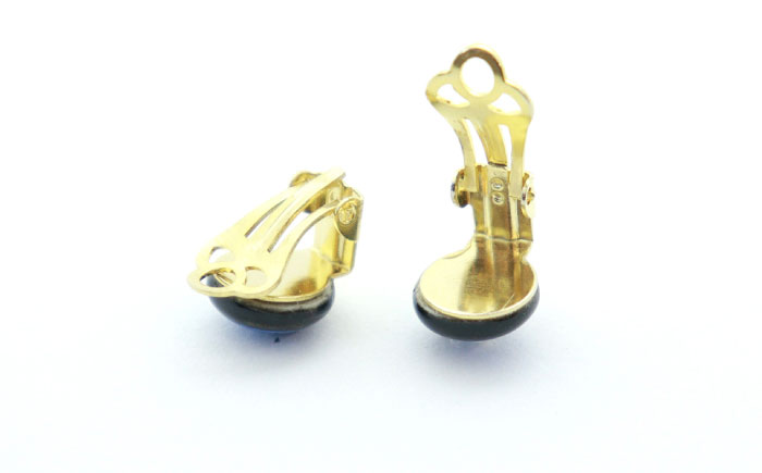 【美濃焼】 白むら タイル イヤリング 直径10mm 瑞浪市 / TILEmade タイル アクセサリー ハンドメイド [AZCD061] 白むら