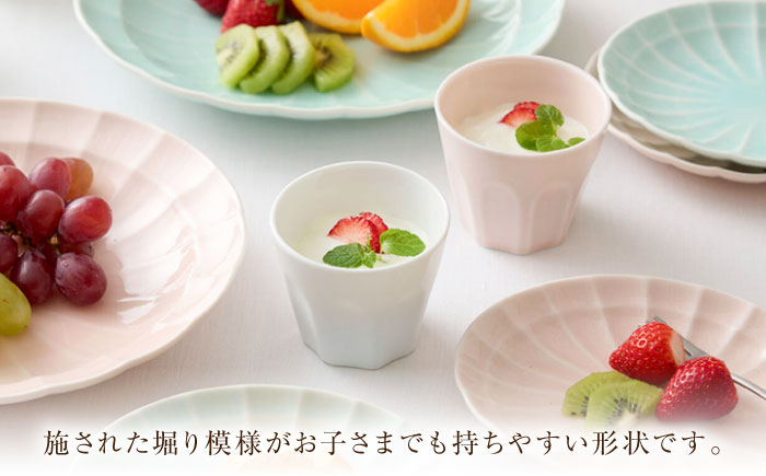 【美濃焼】 miyama. haku(ハク) 110ml カップ 5色セット 瑞浪市 / ミヤマプランニング 食器 フリーカップ パステル [AZCM027]