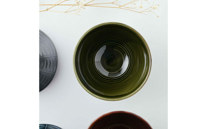 【美濃焼】 asumi(彩澄) なじみ茶碗 箱入り 4色セット 78193497 瑞浪市 / やまに 食器 ご飯茶碗 リサイクル [AZCR020]