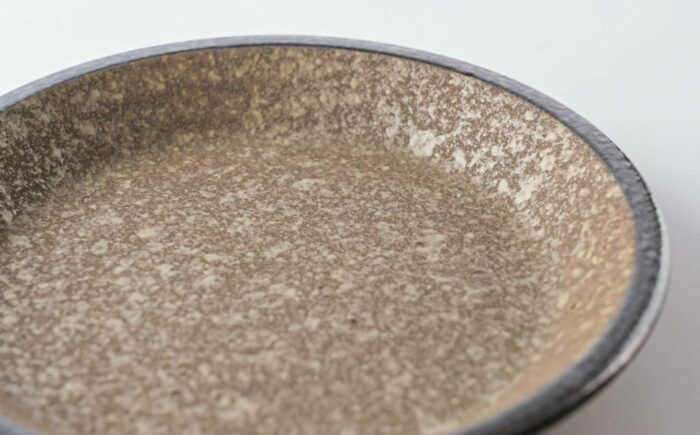 【美濃焼】 チグ 15cm 小皿 茶 箱入り 4枚セット 78193495 瑞浪市 / やまに 取り皿 食器 プレート [AZCR021]