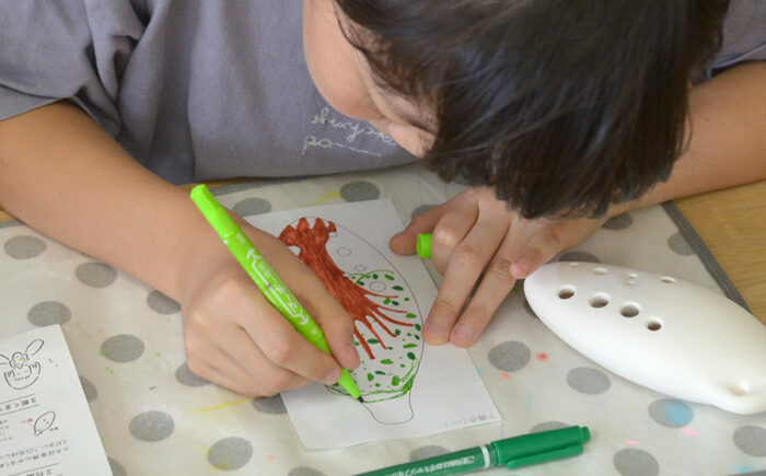 【美濃焼】 本物の楽器 工作キット セラリーナ12音階 自分でつくるお絵描き工作キット 瑞浪市 / スエラボ [AZCV002]