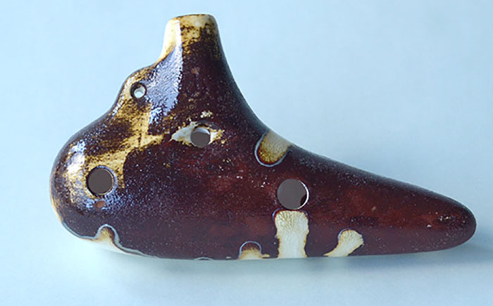 【美濃焼】 オカリナ ～MOMOYAMA period～ 大人のオカリナ12音階 瑞浪市 / スエラボ [AZCV009]