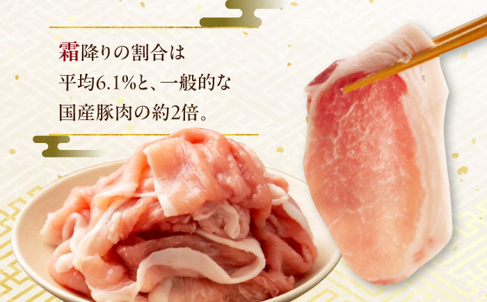 【12/22までの決済で年内発送】瑞浪ボーノポーク しゃぶしゃぶ用 4種盛りセット（ロース、肩ロース、バラ、小間切れ）計2.4kg 瑞浪市 / マルチョウ渡辺精肉店 パック 豚肉 国産 セット [AZCW042] 計2.4kg