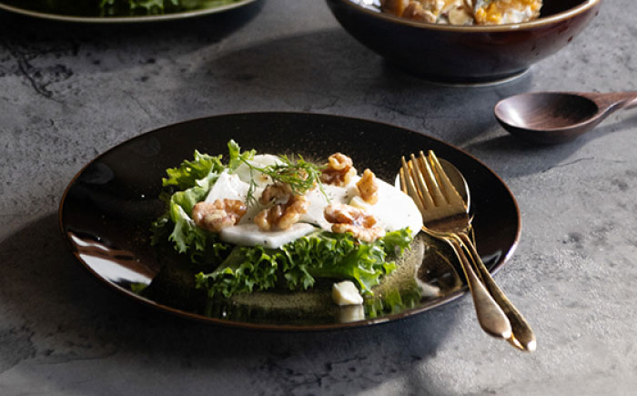 【美濃焼】 テラグラーズ チョッププレート ノアール 1客 瑞浪市 / アワサカ 食器 大皿 プレート [AZAD015]