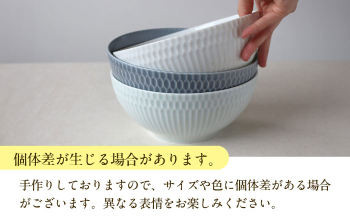 【選べる3色タイプ】【美濃焼】 さざなみ 19鉢 2枚セット 瑞浪市 / JS企画 皿 お皿 プレート 食器 [AZAZ073] ホワイト