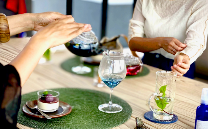 カフェー清涯荘 SEIGAISO ヘリに乗って行く 　『天空カフェのオーガニックランチ』　 絶景ツアー 2名分 瑞浪市 [AZBI006]