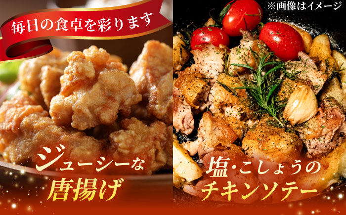 【6回定期便】 【冷凍】 恵那どり もも肉 3枚セット 750g前後 瑞浪市 / トーノーデリカ 小分け 真空パック 鶏肉 鶏もも肉 モモ肉　 [AZBJ011] 6回定期便