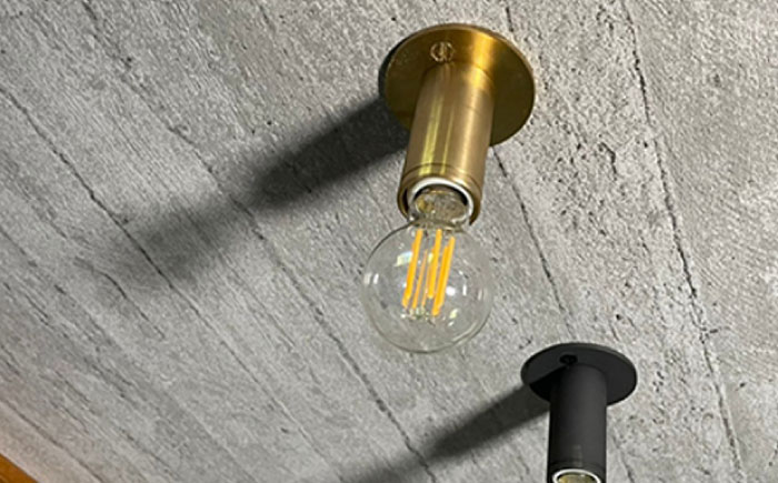 CTSH LIGHT. ブラケットライト＜CIRCLE 無垢 E17＞ 瑞浪市 / ジオニック 照明器具 ソケット 壁付け 真鍮 ゴールド [AZBQ030]