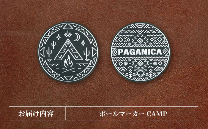 ボールマーカー CAMP 【PAGANICA TOOLS】 瑞浪市 / ジオニック ゴルフ ギフト 高級 [AZBQ159]