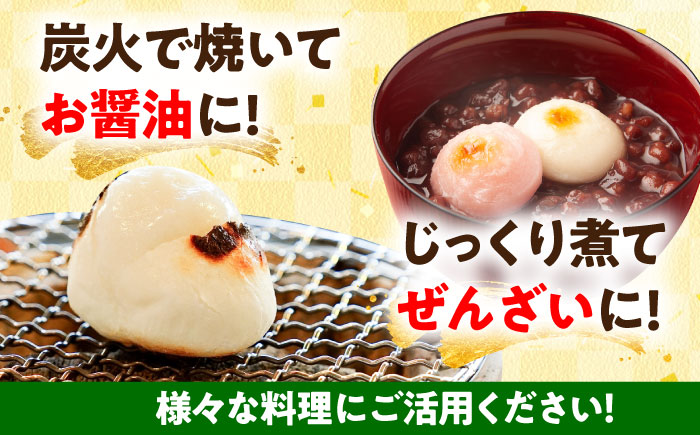 【12/10までの寄附で年内発送】農家がつくった杵つきもち 切り餅 丸餅 2.4kg （小分包装 / 600g×4袋） きねふりもち使用 瑞浪市 / 農事組合法人日吉機械営農組合 白餅 お餅 岐阜県産 国産 期間限定 [AZBW005]