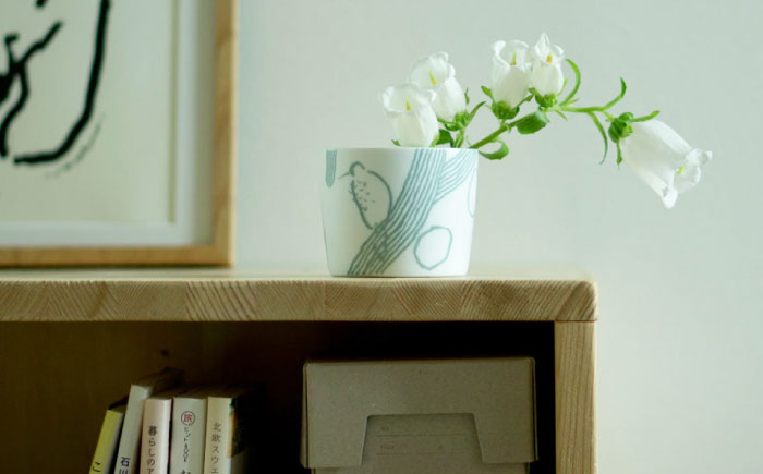 【美濃焼】　カップ ペアセット ＜BIRDS' WORDS / UNITY＞ NAOKO CUP グリーングレー × オリーブ 瑞浪市 / FLYWAY [AZCC024]