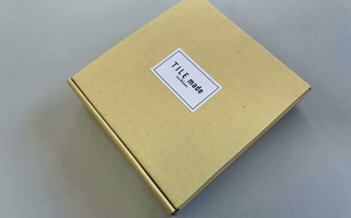 【美濃焼】 青錆むら タイル イヤリング 直径20mm 瑞浪市 / TILEmade タイル アクセサリー ハンドメイド [AZCD045]