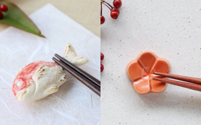 【美濃焼】 箸置き セット 冬 gf438 瑞浪市 / イホシロ窯 [AZCG004]