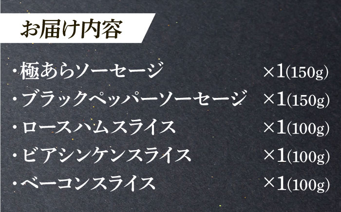 【12/14までの決済で年内発送】ハム・ソーセージ 瑞浪ボーノポーク お試し 5種セット 600g (冷凍) 瑞浪市 / きなぁた瑞浪 詰め合わせ ギフト [AZCI007]