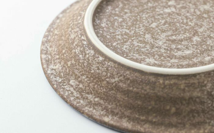 【美濃焼】 チグ 15cm 小皿 茶 箱入り 4枚セット 78193495 瑞浪市 / やまに 取り皿 食器 プレート [AZCR021]