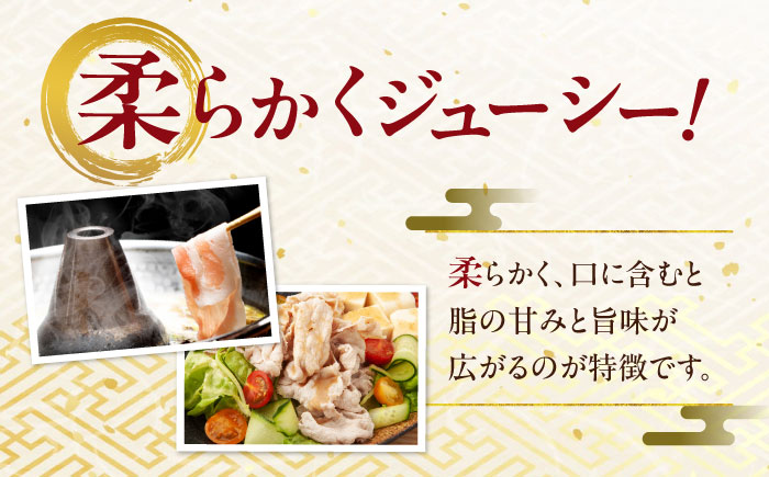 【12/22までの決済で年内発送】瑞浪ボーノポーク しゃぶしゃぶ用 4種盛りセット（ロース、肩ロース、バラ、小間切れ）計1.2kg 瑞浪市 / マルチョウ渡辺精肉店 パック 豚肉 国産 セット [AZCW041] 計1.2kg