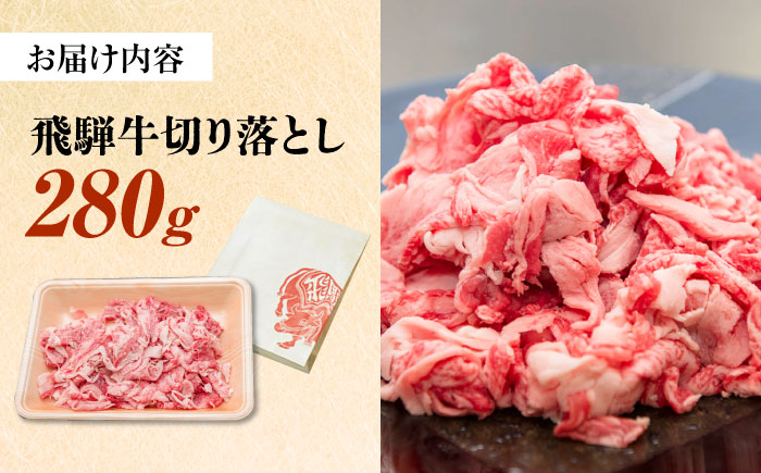 飛騨牛 切り落とし 280g 瑞浪市 /  冷凍 赤身 和牛 訳あり お試し [AZDB002] 280g