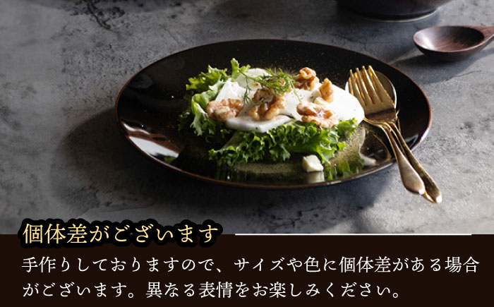 【美濃焼】 テラグラーズ ディナープレート キャラメリゼ 1客 瑞浪市 / アワサカ 食器 皿 プレート [AZAD012]