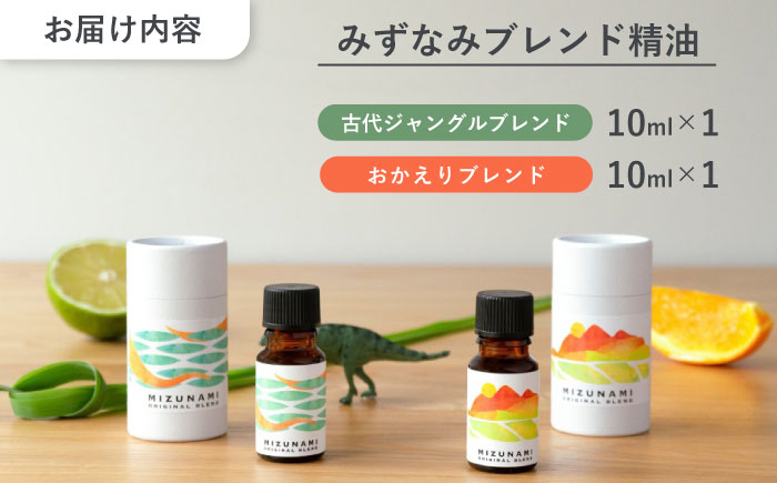 みずなみ ブレンド精油 2種セット 古代ジャングル × おかえり 瑞浪市 / 生活の木 瑞浪ファクトリー直送 エッセンシャルオイル アロマ [AZBE023]