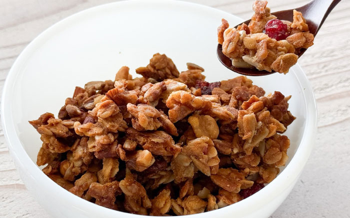 【12回定期便】 『天空の甘酒グラノーラ』 original (Lサイズ：150g)×2個  瑞浪市 / カフェー清涯荘 甘酒 あま酒 グラノーラ 定期便 [AZBI017]